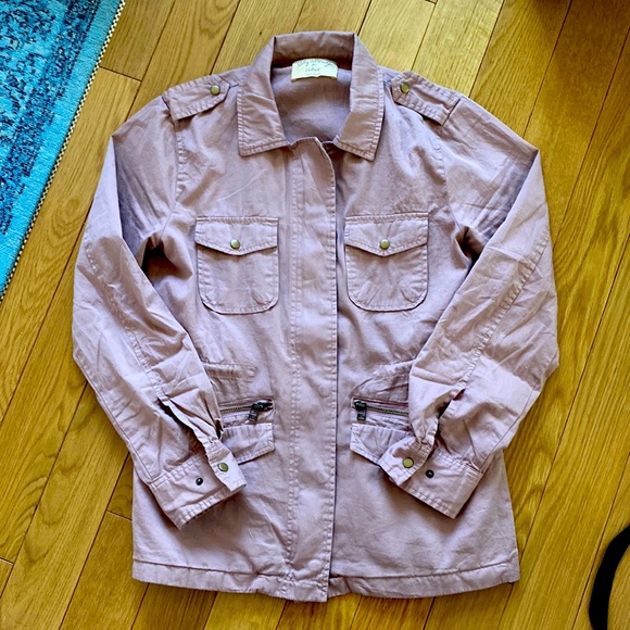 NEW- Velvet by Graham Spencer “Ruby” light-weight army jacket by NEW NO TAGS - Picture 4 of 7